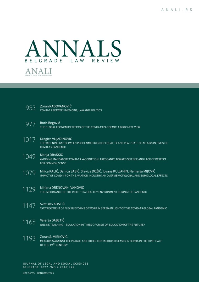 Issue cover: Annals 2022 | Vol 70 | 4